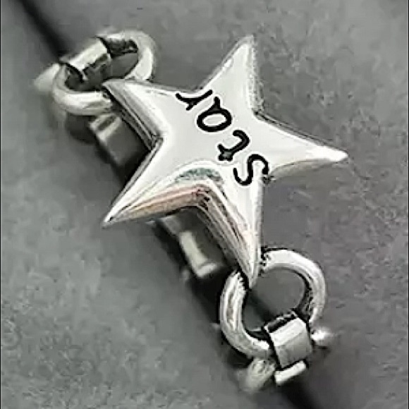 STERLING SILVER STAR RING - Picture 2 of 5